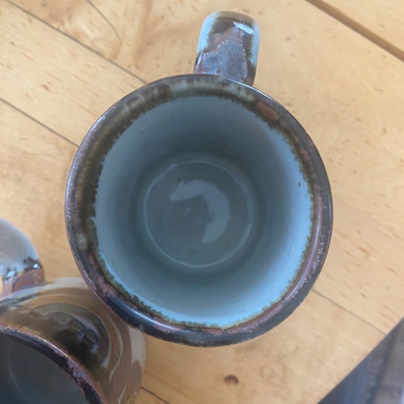 Vintage Pottery Mugs by Ken Edward, El Palomar Studio, set of 2 - Picture 12 of 16